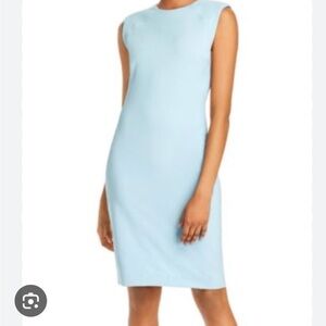 Theory Women's Light Blue Midi Dress sz 12